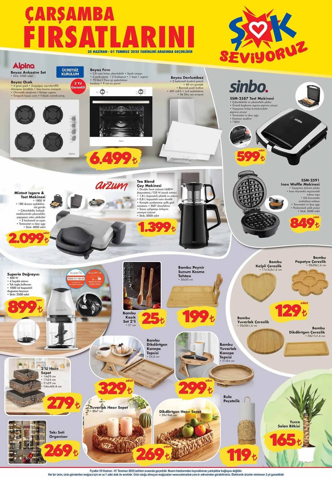 ŞOK'A TOST MAKİNESİ VE ANKASTRE SET GELİYOR: ŞOK 25 Haziran indirim kataloğu yayımlandı! 1