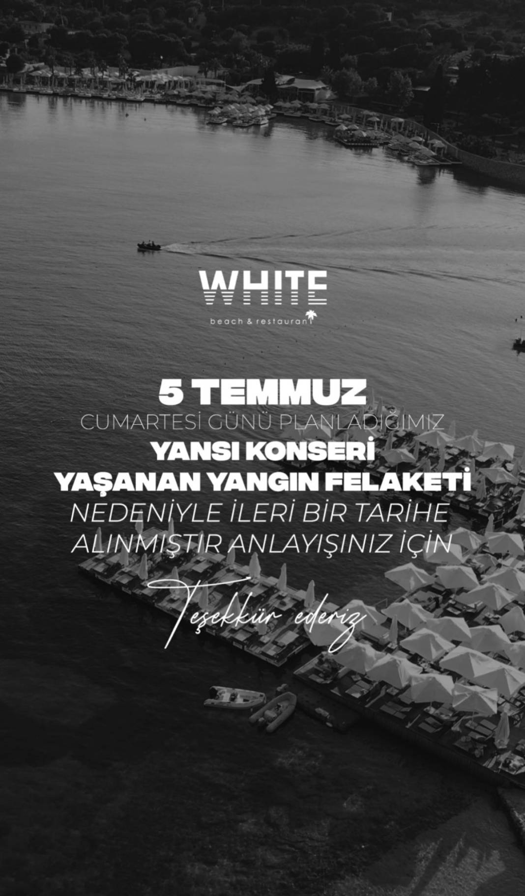 Alaçatı'nın lüks mekanları eğlenceye ara verdi: Kapımız afetzedelere açık! 7