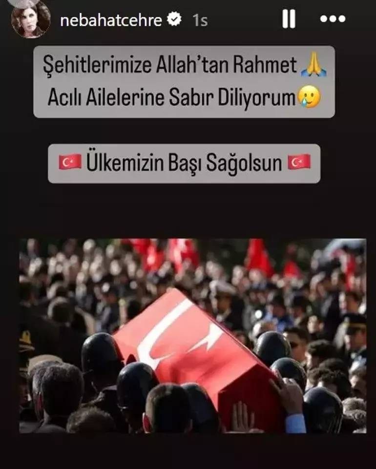 Türkiye şehitlerine ağlıyor: Ünlü isimlerden taziye mesajları yağdı 9
