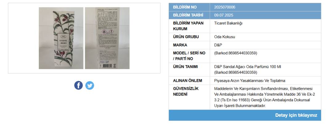 Ticaret Bakanlığı yasakladı: Ünlü markanın ürünü piyasadan toplatılıyor 2
