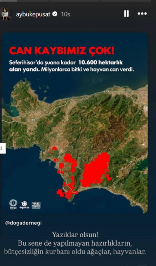 İzmir alev alev yanıyor: Ünlü isimlerden acı dolu paylaşımlar! 8