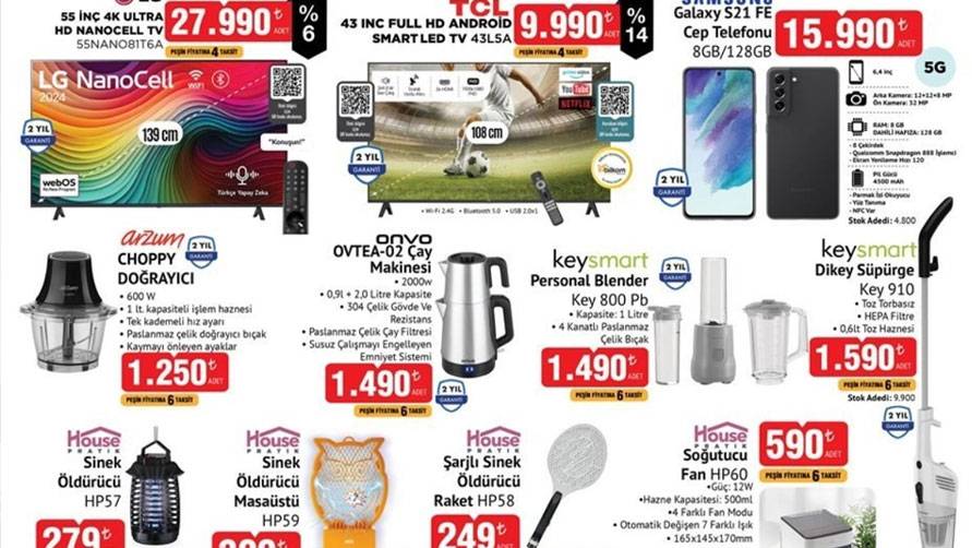 BİM 4 TEMMUZ'DA AKTÜEL KATALOĞUNU YAYINLADI: Temizlik seti 349 TL 3