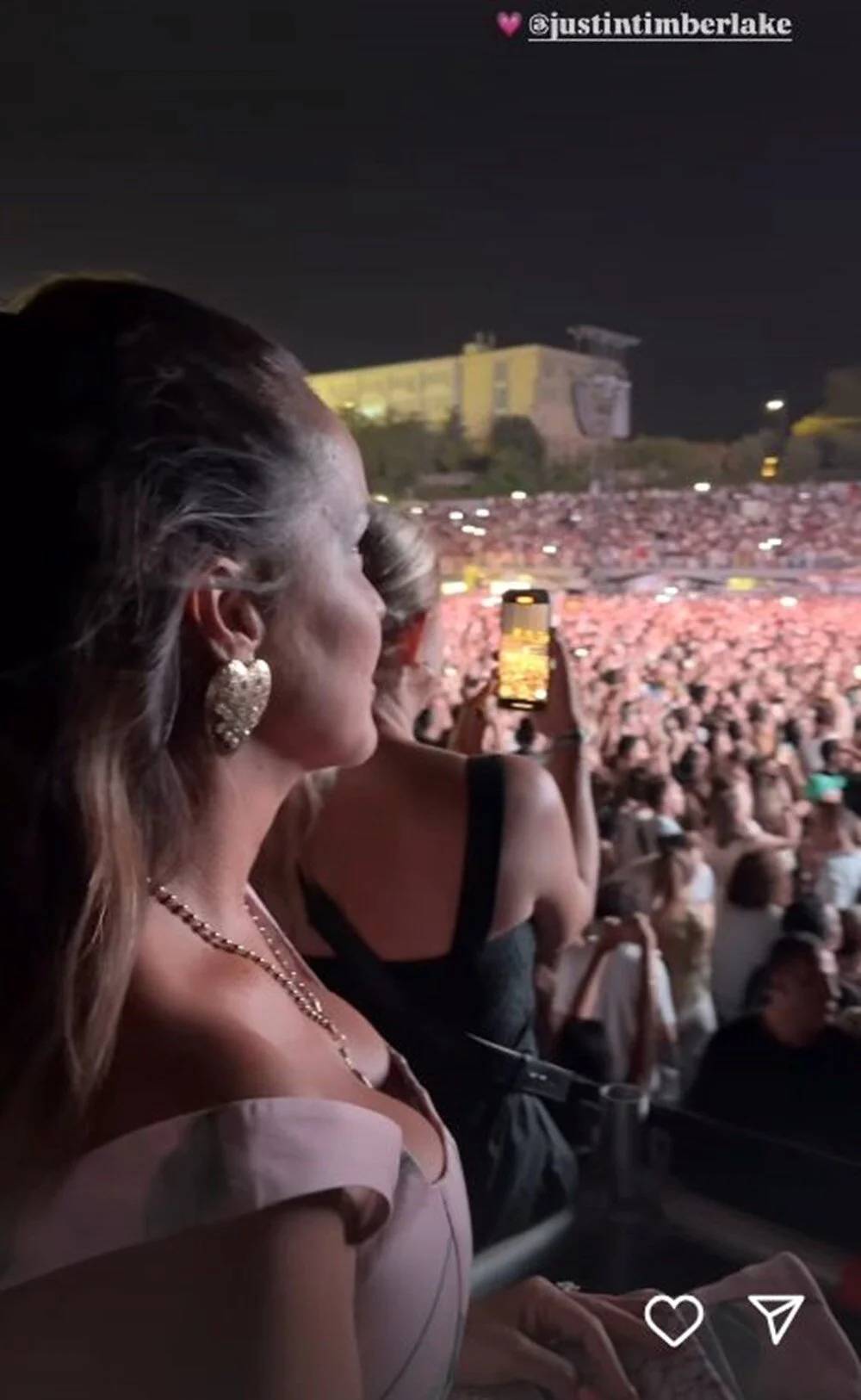Justin Timberlake konserine ünlüler akın etti! 5