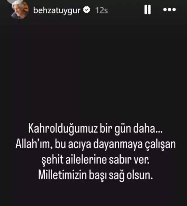 Türkiye şehitlerine ağlıyor: Ünlü isimlerden taziye mesajları yağdı 13