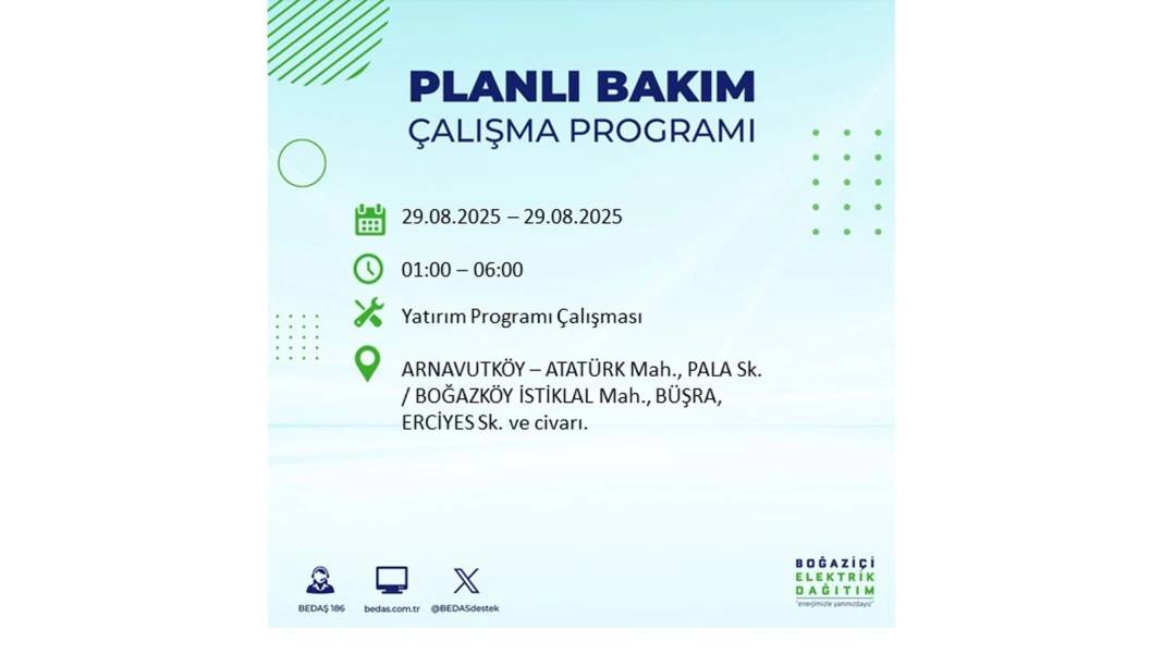 O ilçelerde elektrik olmayacak: BEDAŞ 29 Ağustos Cuma günü elektrik kesintisi yaşayacak ilçeleri sıraladı! 78