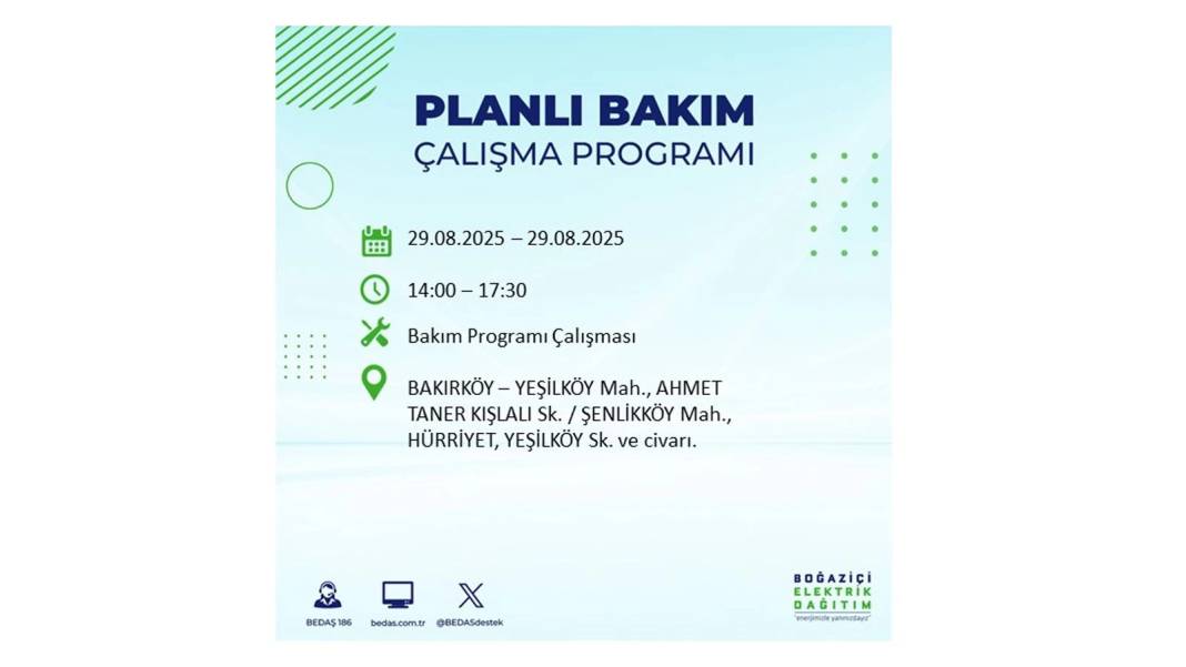 O ilçelerde elektrik olmayacak: BEDAŞ 29 Ağustos Cuma günü elektrik kesintisi yaşayacak ilçeleri sıraladı! 47