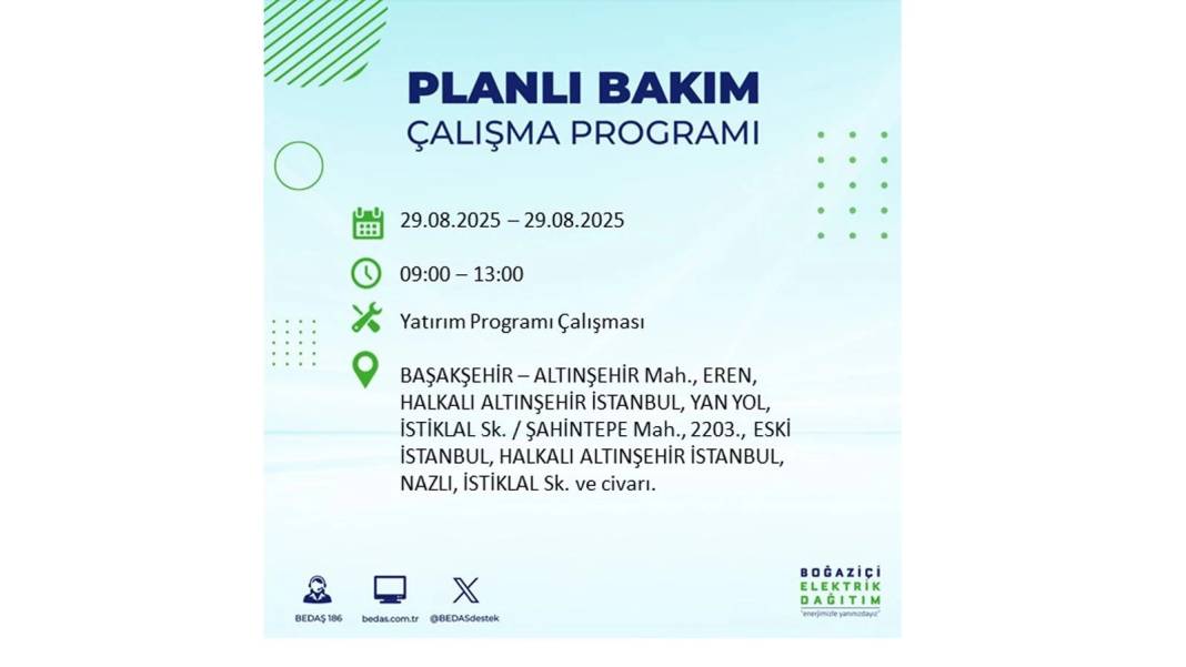 O ilçelerde elektrik olmayacak: BEDAŞ 29 Ağustos Cuma günü elektrik kesintisi yaşayacak ilçeleri sıraladı! 46