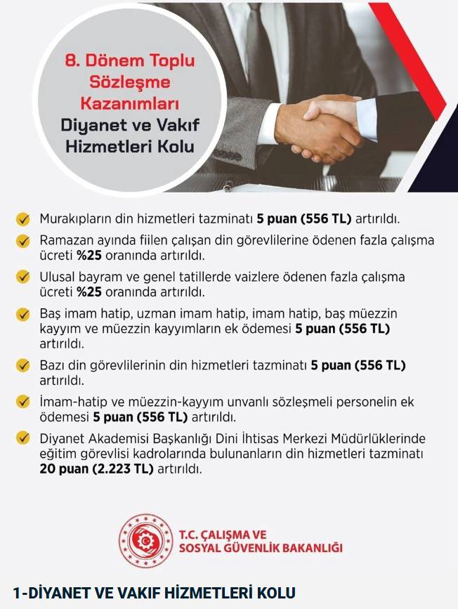 Memur maaşları ve haklar büyük dönemeçte: İşte toplu sözleşmede yan hak kazanan 11 hizmet kolu! 2