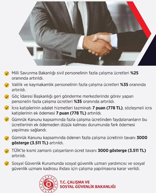 Memur maaşları ve haklar büyük dönemeçte: İşte toplu sözleşmede yan hak kazanan 11 hizmet kolu! 12