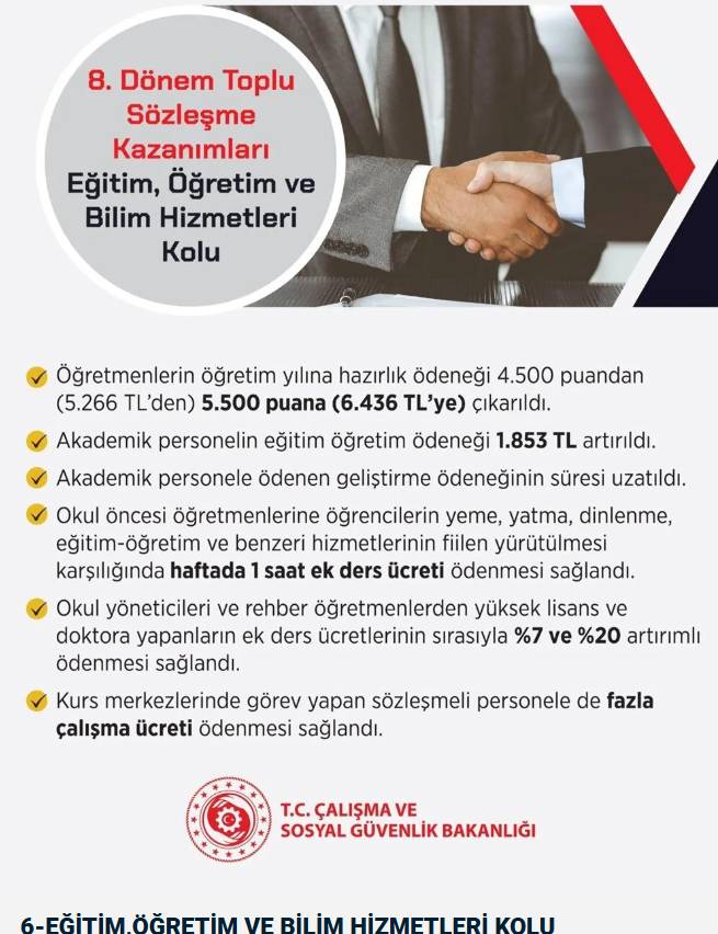 Memur maaşları ve haklar büyük dönemeçte: İşte toplu sözleşmede yan hak kazanan 11 hizmet kolu! 13