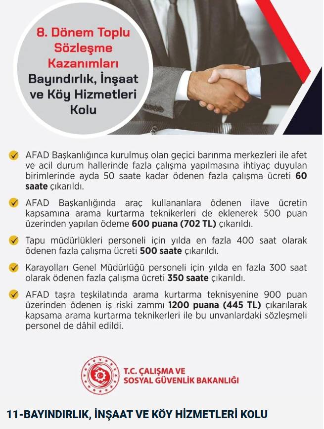 Memur maaşları ve haklar büyük dönemeçte: İşte toplu sözleşmede yan hak kazanan 11 hizmet kolu! 23