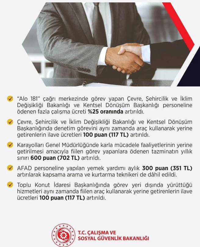 Memur maaşları ve haklar büyük dönemeçte: İşte toplu sözleşmede yan hak kazanan 11 hizmet kolu! 24