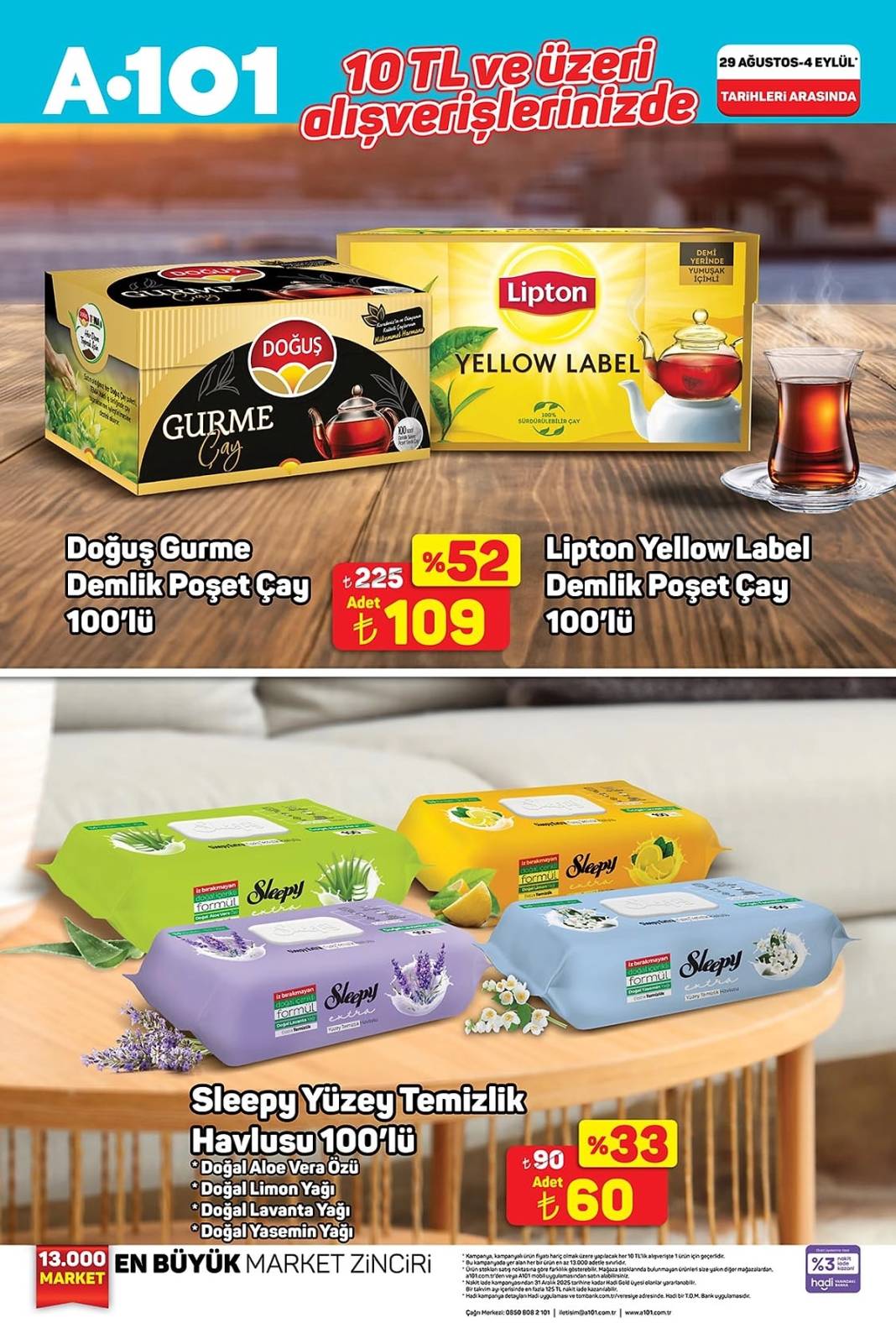 A101'de ayçiçek yağı, çay ve yumurta dev indirimde: İndirimler 4 Eylül'e kadar devam edecek! 4