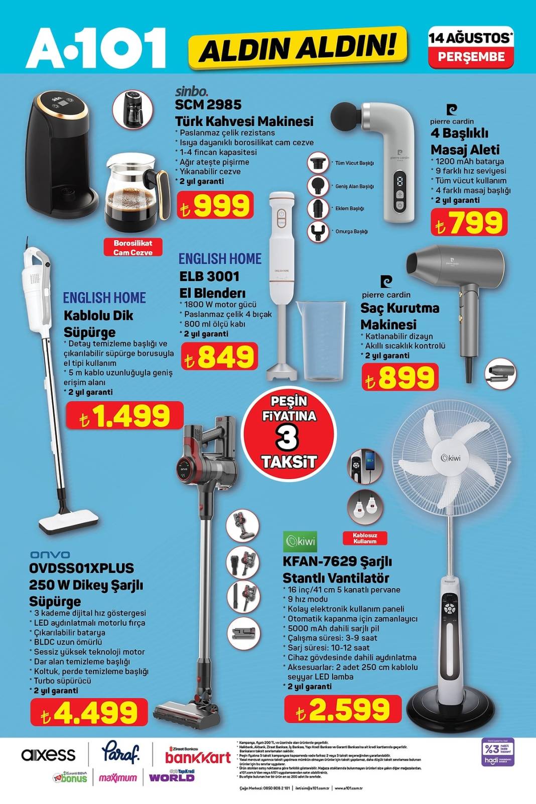 A101'E MOTOSİKLET VE KATLANABİLİR MASA TENİSİ GELİYOR: A101 14 Ağustos indirim kataloğunu yayınladı! 2