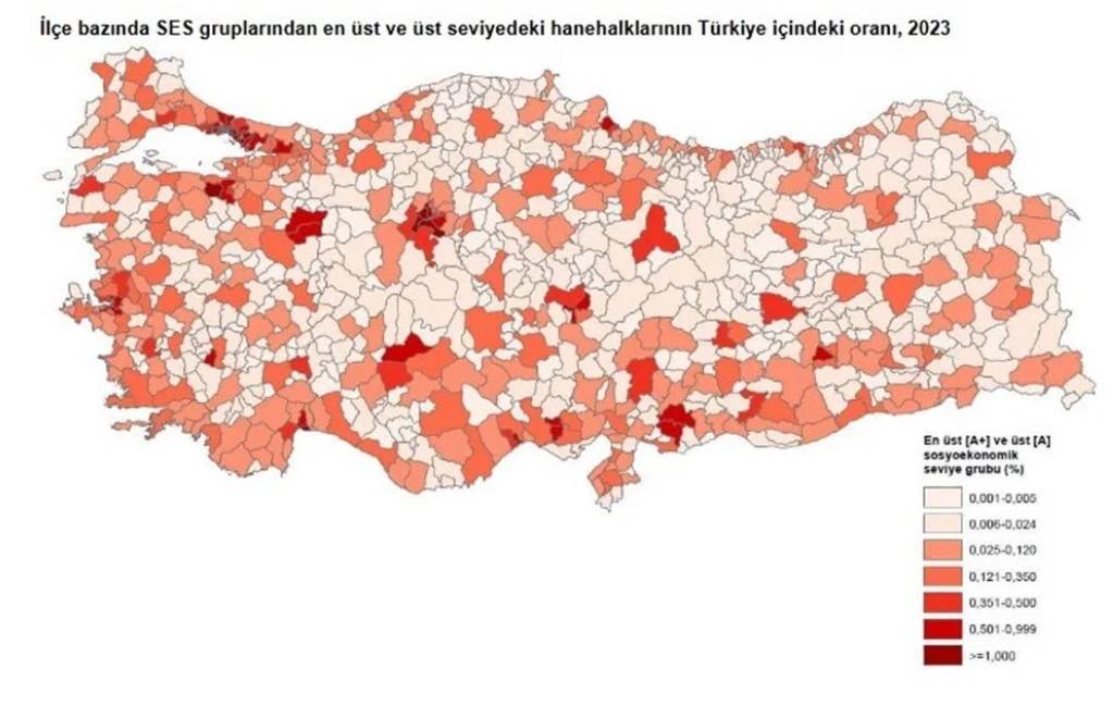 Türkiye’nin en zengin ve en fakir ilçeleri açıklandı: Zirvedeki ilçe Ankara’dan, en alttaki ilçe Giresun’dan! 1