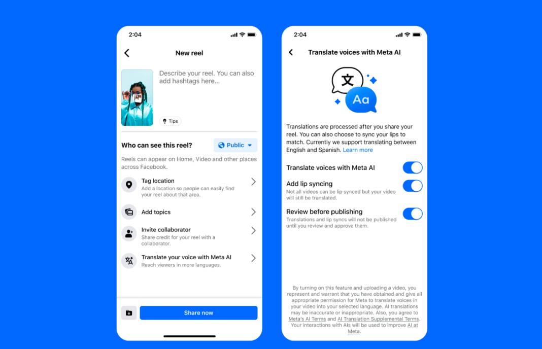 Instagram Reels üreticilerini sevindiren haber: Yapay zeka destekli dublaj özelliği geliyor! 2