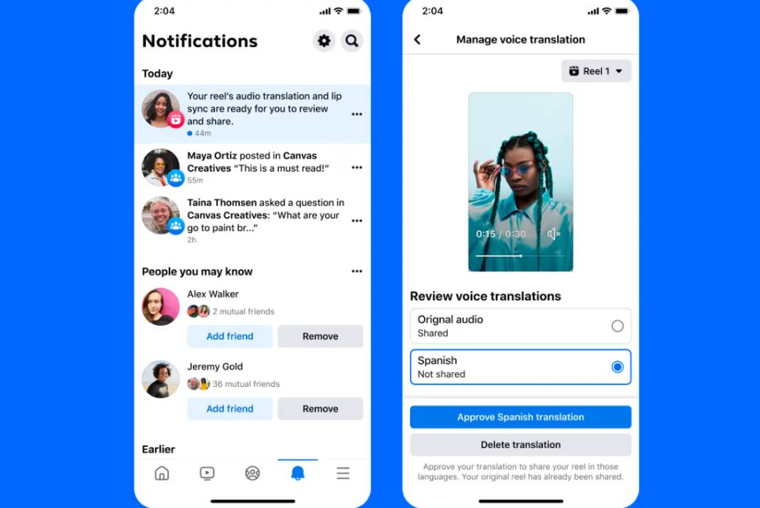 Instagram Reels üreticilerini sevindiren haber: Yapay zeka destekli dublaj özelliği geliyor! 3