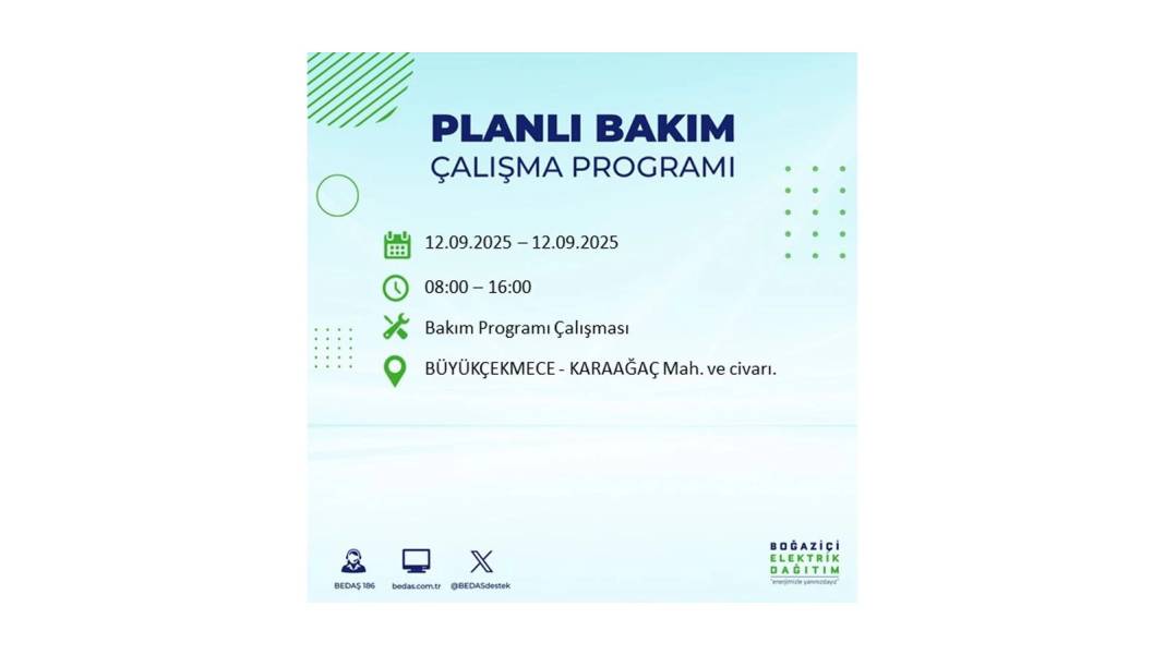 O ilçelerde saatlerce elektrik olmayacak: BEDAŞ 12 Eylül Cuma günü elektrik kesintisi yaşayacak ilçeleri sıraladı! 4