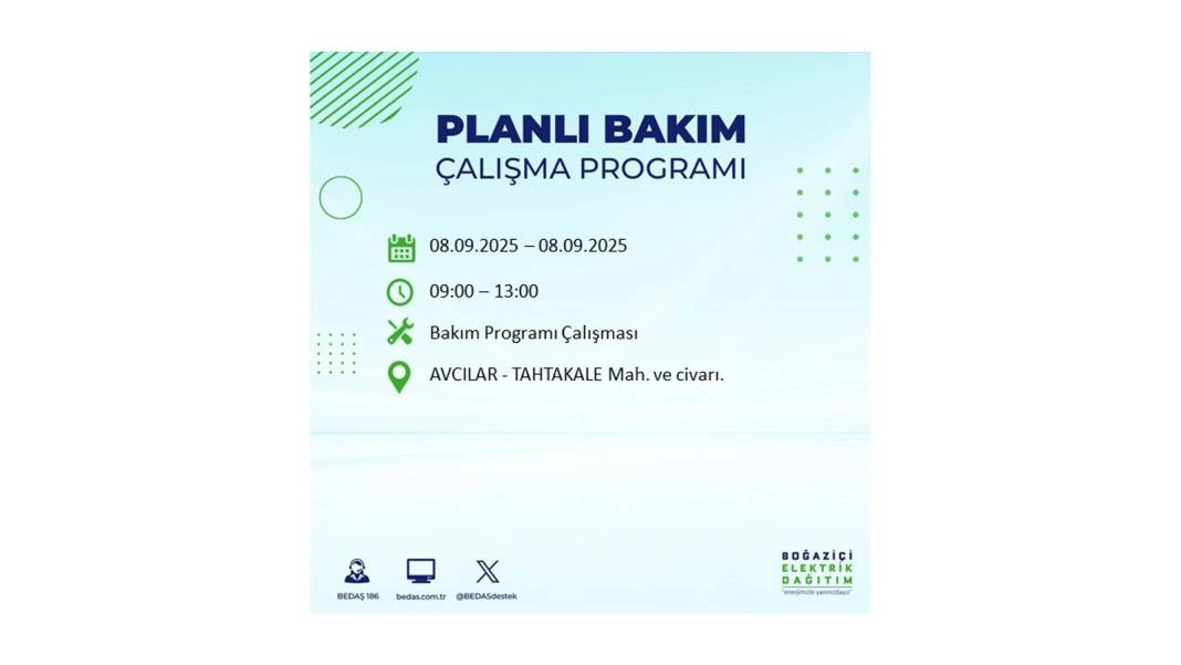 Büyük elektrik kesintisi yaşanacak: BEDAŞ 8 Eylül Pazartesi elektrik kesintisi yaşayacak ilçeleri sıraladı! 54