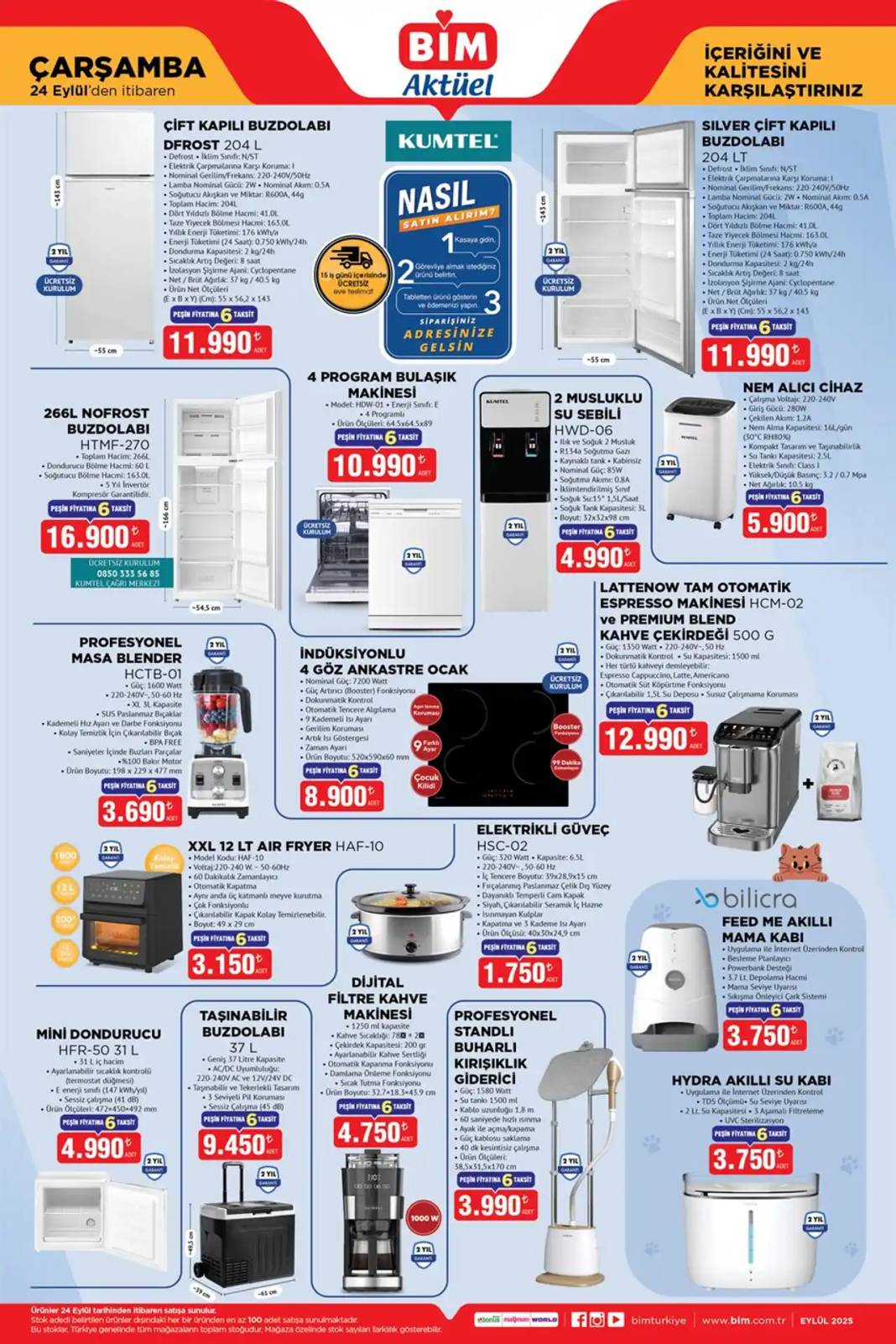 BİM'e elektrikli güveç, nem alıcı cihaz geliyor: BİM 23 Eylül aktüel kataloğunu duyurdu! 1