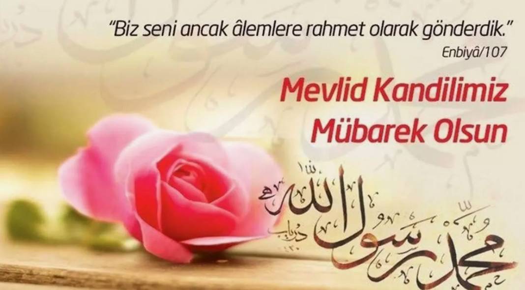 Mevlid Kandili mesajları ve sözleri 2025: Kısa, uzun, anlamlı, ayetli, hadisli, dualı, resimli Mevlid Kandili paylaşımları 3