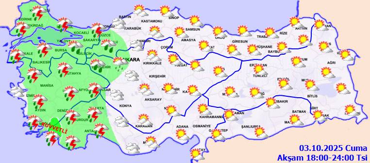 Meteorolojiden kuvvetli yağış ve fırtına alarmı: 5 ilde sel ve hortum riski! 3