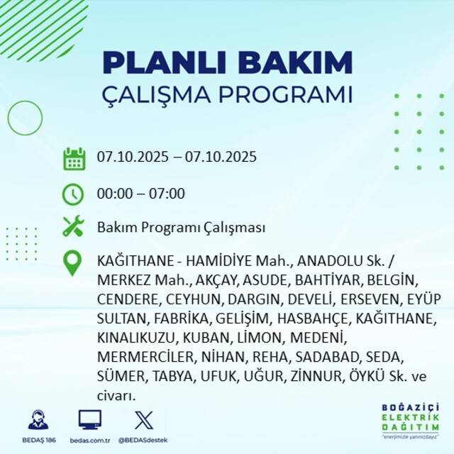 Bugün İstanbul karanlığa bürünecek! BEDAŞ açıkladı: 23 ilçede elektrikler kesilecek 74