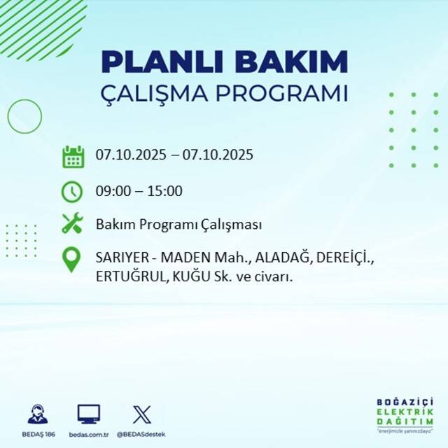 Bugün İstanbul karanlığa bürünecek! BEDAŞ açıkladı: 23 ilçede elektrikler kesilecek 80