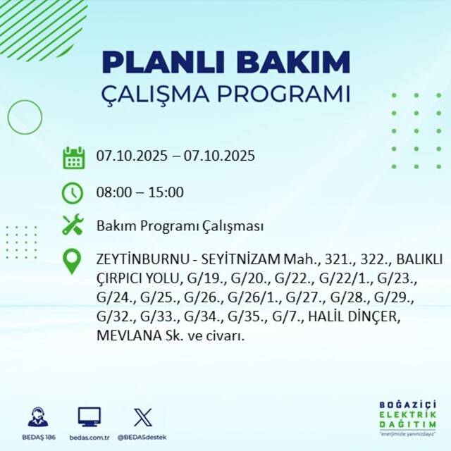 Bugün İstanbul karanlığa bürünecek! BEDAŞ açıkladı: 23 ilçede elektrikler kesilecek 12