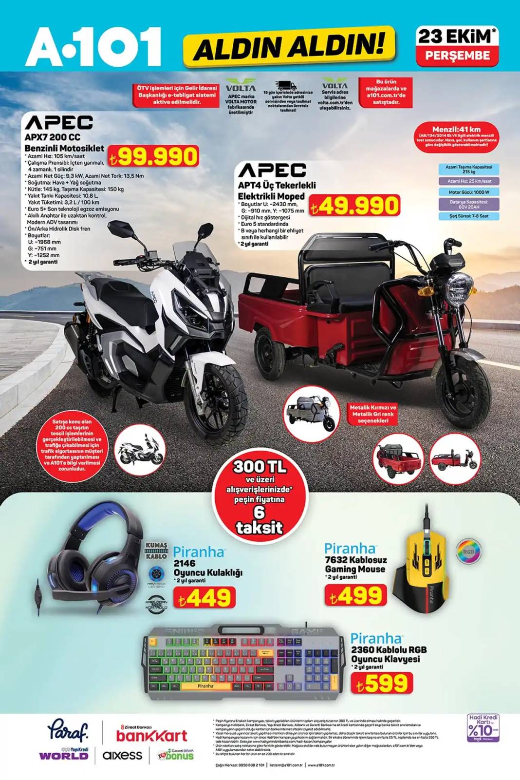 A101'e 200 cc benzinli motosiklet geliyor: A101 23 Ekim aktüel kataloğu yayımlandı! 3