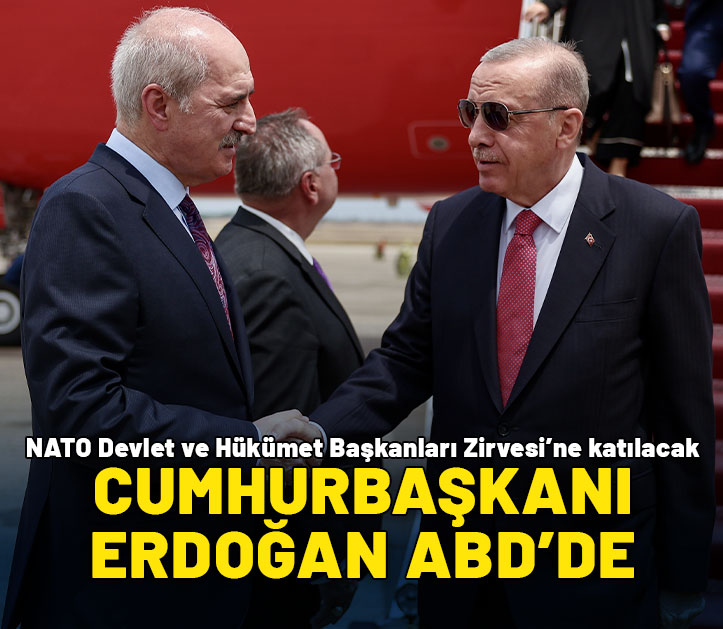 Cumhurbaşkanı Erdoğan ABD'ye indi