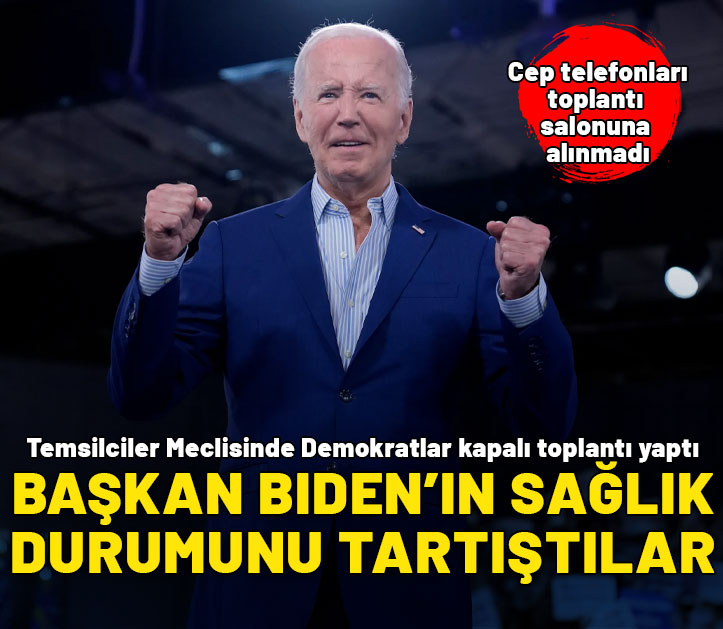 Temsilciler Meclisinde Demokratlar kapalı toplantı yapı: Biden'ın sağlık durumunu tartıştılar