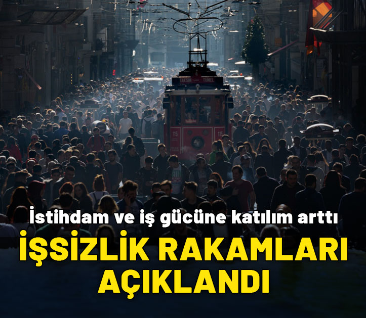 TÜİK açıkladı: İşsizlik oranı mayısta azaldı