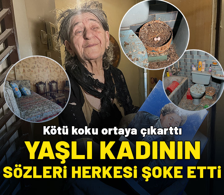 Çöp evde yaşayan yaşlı kadının sözleri şoke etti: Benim evim temiz