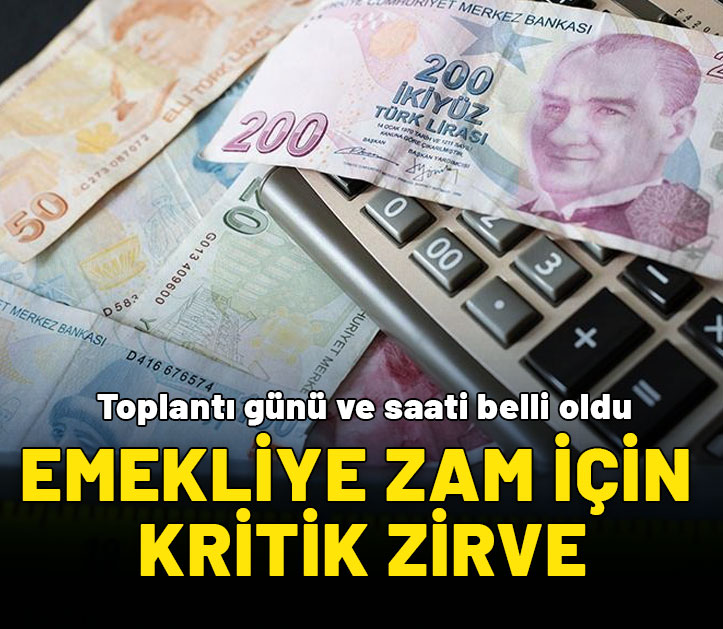 Kritik zirvenin gün ve saati belli oldu! Emekli zammı görüşülecek