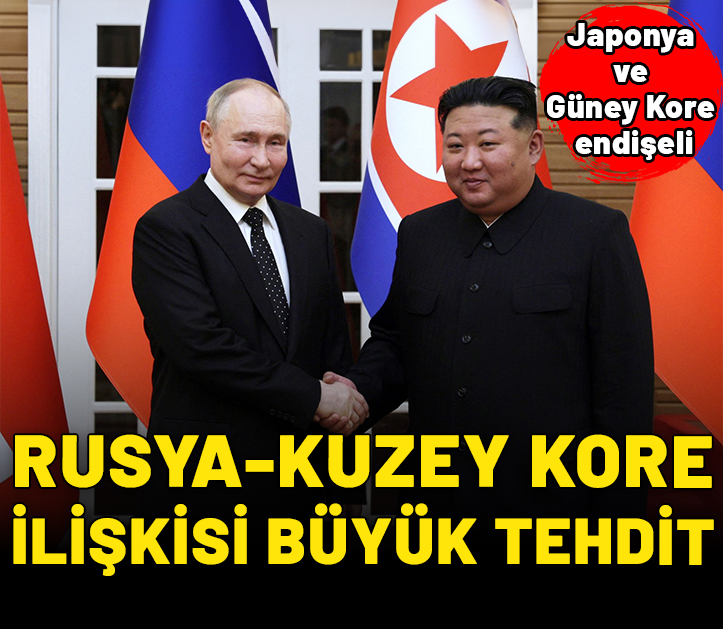 Japonya ve Güney Kore endişeli: Kuzey Kore’nin Rusya ile ilişkileri büyük bir tehdit