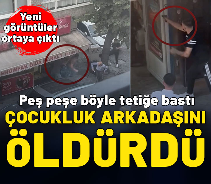 Çocukluk arkadaşı tarafından öldürmüştü! Saldırının yeni görüntüleri ortaya çıktı