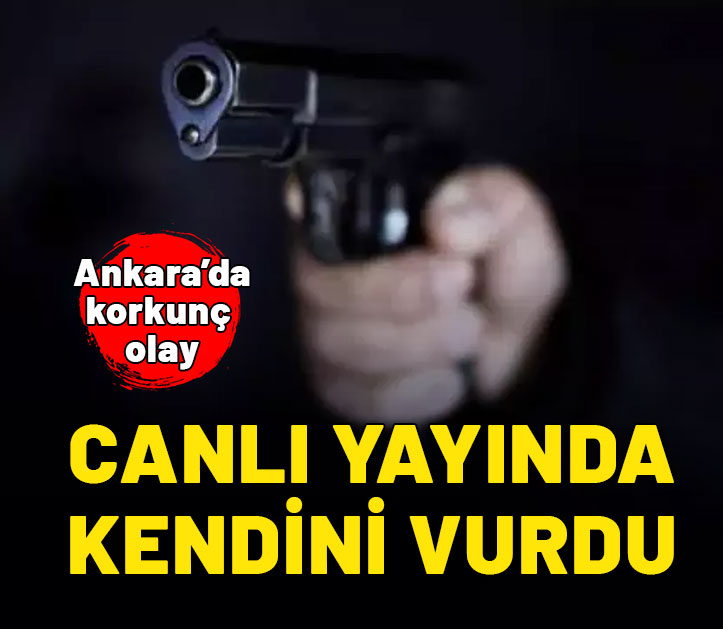 Canlı yayında korkunç son! Yanlışlıkla kendini vurdu