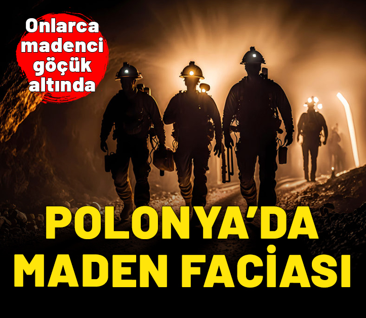 Polonya’da maden faciası: Onlarca madenci göçük altında