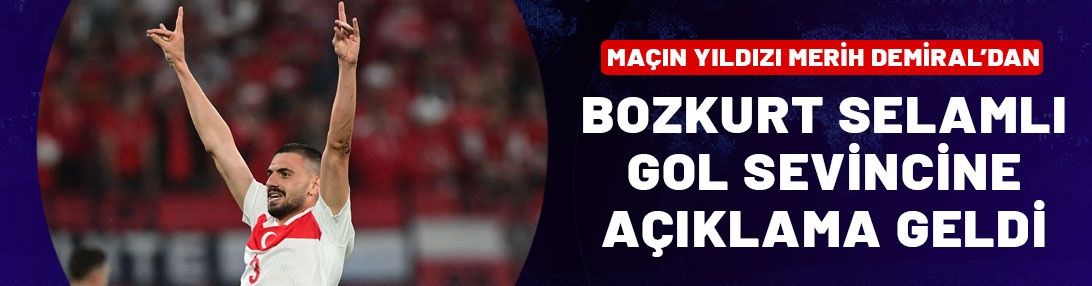 Merih Demiral'dan 'bozkurt selamlı' gol sevincine açıklama