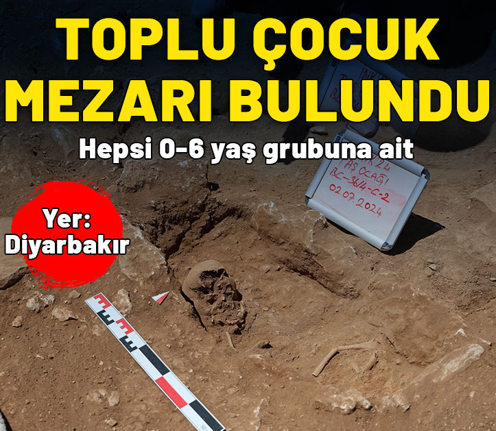 Diyarbakır'da toplu çocuk mezarı bulundu