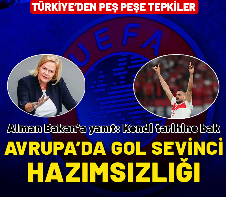 Avrupa'da gol sevinci hazımsızlığı! Türkiye'den peş peşe tepkiler