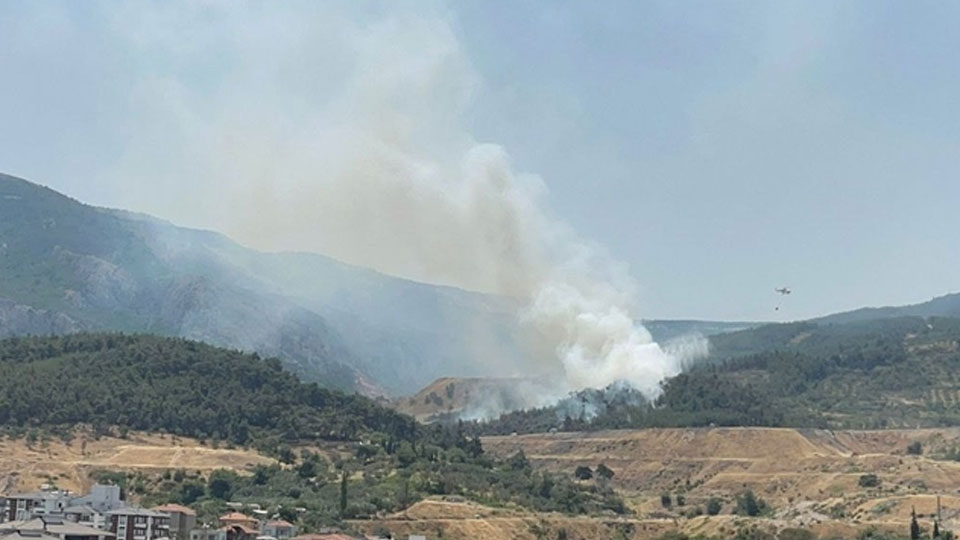 Manisa'da ki orman yangını kontrol altına alındı!