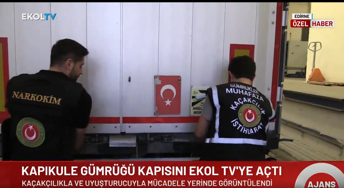 Kaçakçılarla mücadele yerinde görüntülendi! Ekol TV Kapıkule Gümrüğü'nde!