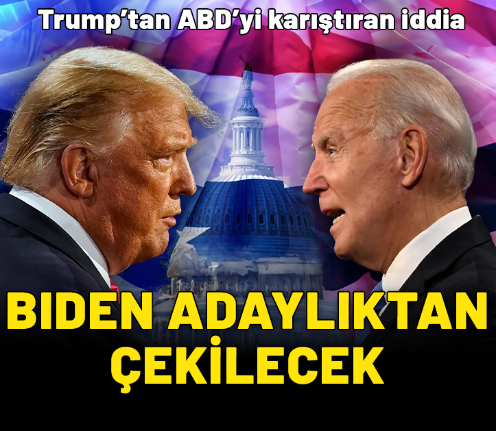 Trump’tan ABD’yi karıştıracak iddia: Biden seçim yarışından çekilecek