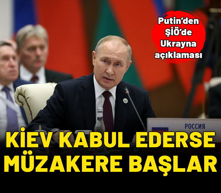 Putin’den Ukrayna mesajı: Kiev kabul ederse müzakereler başlar