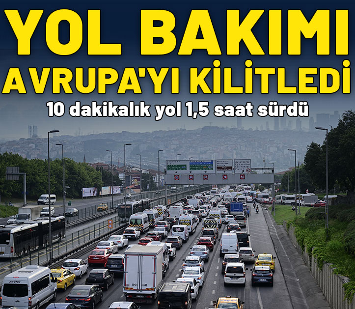 Kadıköy yönünde trafik durdu! İstanbullular zor anlar yaşıyor