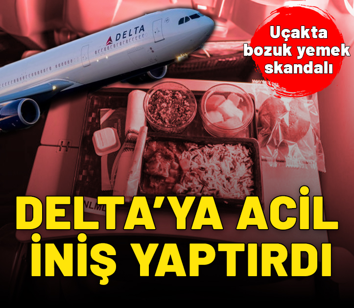 Uçakta bozuk yemek skandalı: Pilot acil inmek zorunda kaldı