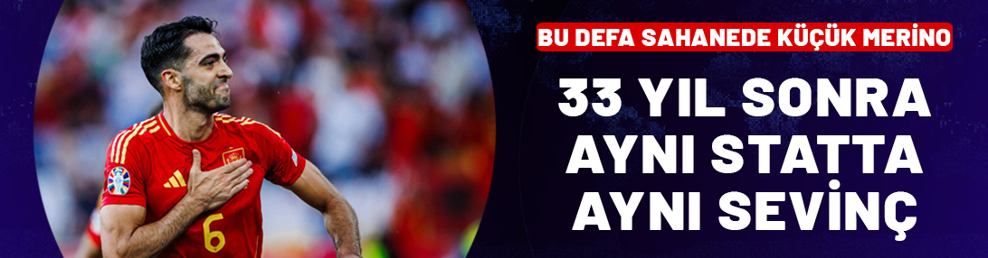 33 yıl sonra aynı statta aynı sevinç! Bu defa küçük Merino