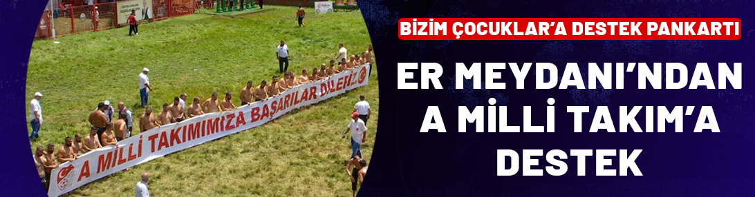 Er Meydanı'ndan A Milli Takım'a destek! Bozkurt işaretiyle poz verdiler